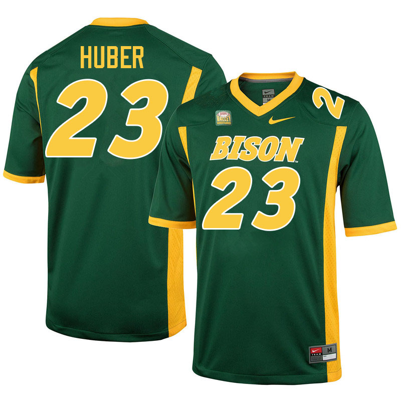 North Dakota State Bison #23 Kegan Huber College Football Jerseys Stitched-Green